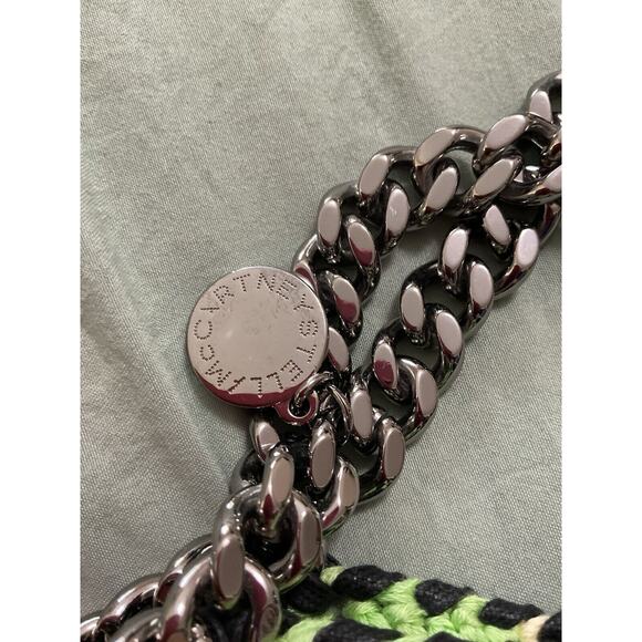 Stella McCartney Mini Falabella Colorblock Braided Shoulder Bag NWT - Picture 6 of 8